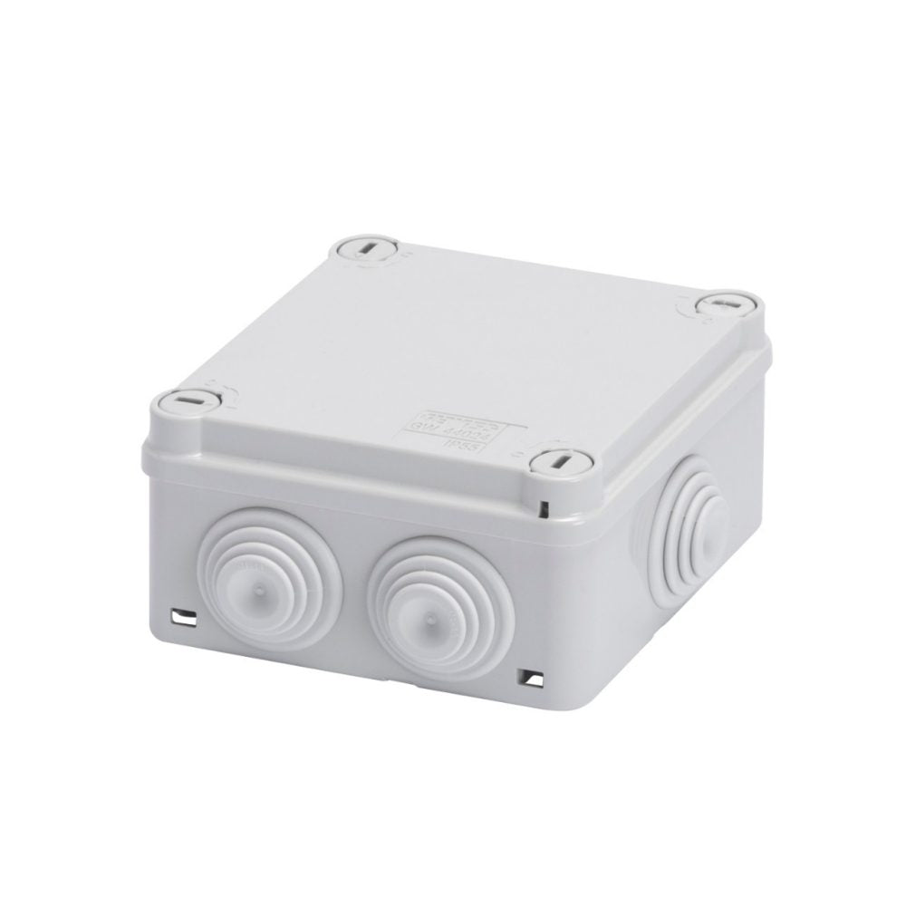 GEWISS GW44024 Rozbočovací krabice s ploch. rychlomontáž. víkem, IP55, 100x100x50mm GEWISS GW44024 Rozbočovací krabice s ploch. rychlomontáž. víkem, IP55, 100x100x50mm